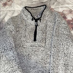 Victoria Secret PINK Quarter-Zip Sherpa